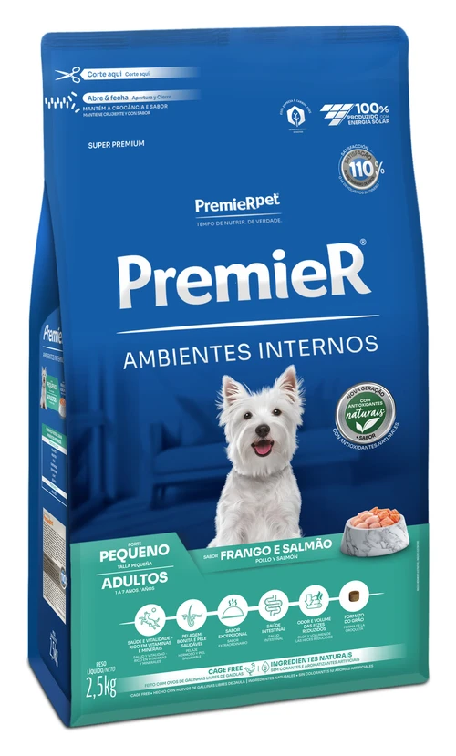 Ração Premier Adulto Ambientes Internos